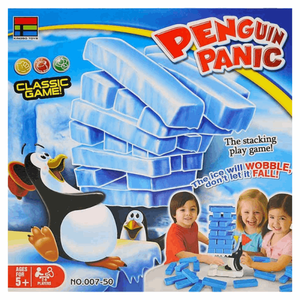 BestToys Զվարճալի խաղեր և խաղալիքներ Jenga | Penguin Panic